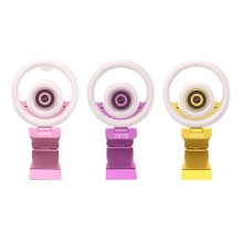 1080P Autofocus HD Camera with 15m Mic Range and Adjustable Beauty Halo Light