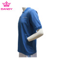 Camisas polo masculinas Royal Blue em piquê