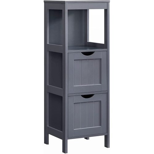 Storage Organizer Corner Rack Stand with 2 Drawers