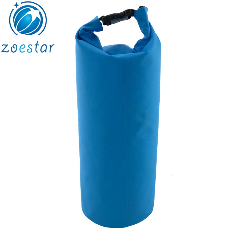 Round 10L Roll Top Welded Tarpaulin Dry Bag Floating Outdoor Waterproof Sack Bag