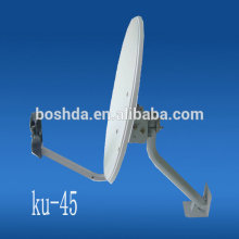 45cm ku band satellite TV dish antenna/offset antenna dish/TV receiver