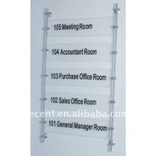 Glass Sign Rod Display System Fittings