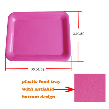 Cheap plastic food serving tray