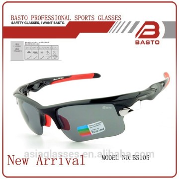 2015 year's classic plastic sports sunglasses with accessory