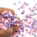 500 g di argilla polimerica menta piperita spruzza caramelle in miniatura cerchio rotondo rosa e viola dolci caramelle Kawaii nail art decorazione unghie