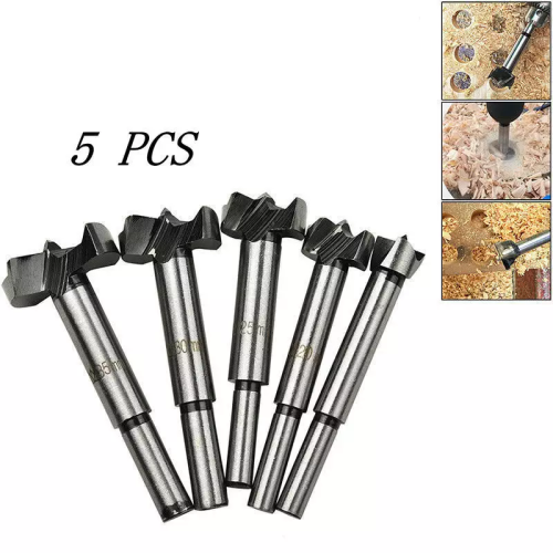 Högkvalitativ Forstner Drill Bit Alloy Bit Wood Drilling Round Plastic Box Acceptabel anpassad