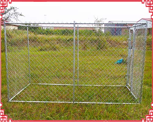 Großer Kettenglied-Hundezwinger Large Chain link dog kennel