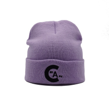 Custom Acrylic Knit Beanie Hat with Logo