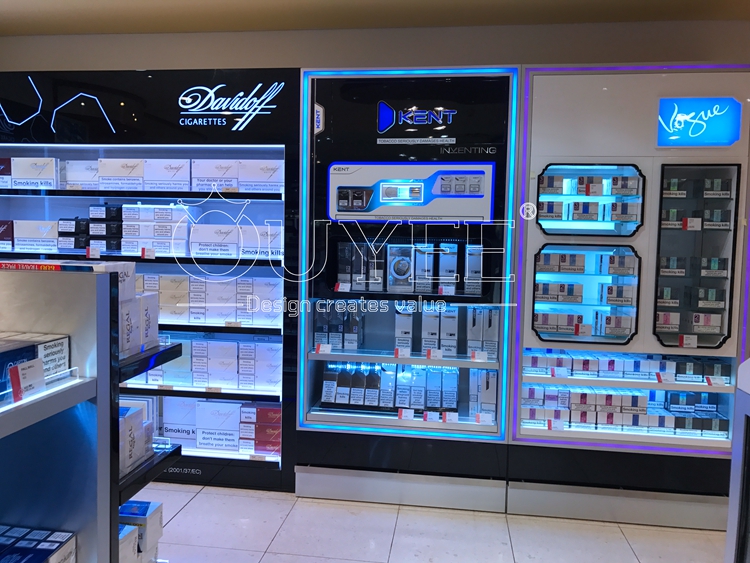 Wholesale Display Shelving Cabinet Cosmetic Showroom Decoration