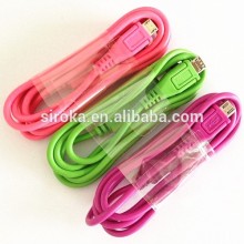 USB 2.0 extension cables Micro Black USB Data Cable for For BlackBerry, Samsung, Nokia, HTC etc