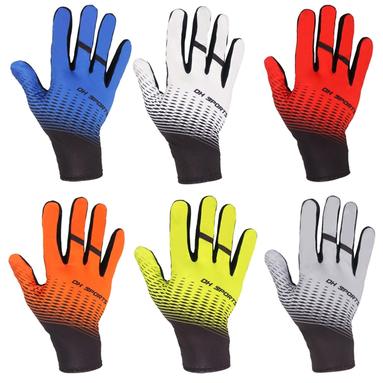 Wholesale Sunscreen Breathable Sweat-Absorbent Non-Slip Unisex Cycling Full-Finger Motorcycle Gloves