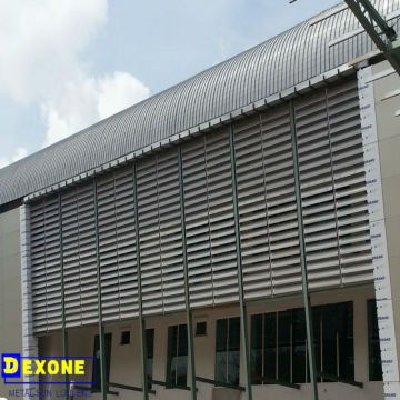 External versatile energy-saving aluminium louver