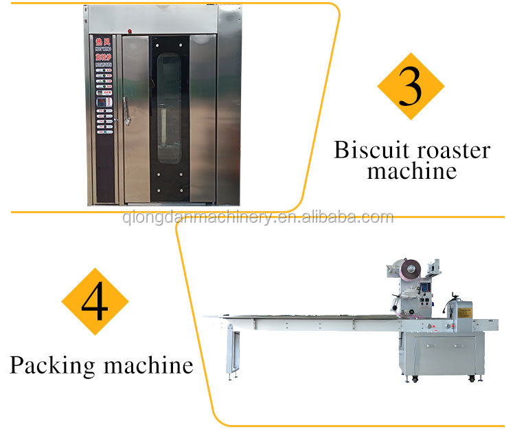 Biscuit rotary moulder soft biscuit forming machine crispy walnut cake cookie making processing production line price for sale