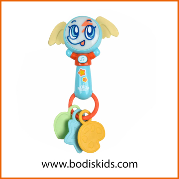 Early education, puzzle soothing, baby toy music, bell ringing monkey