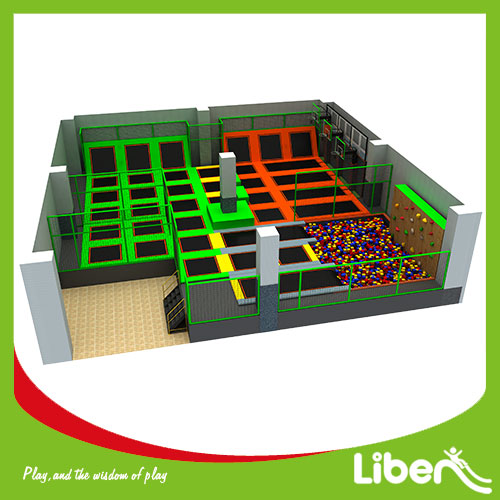 fireproof foam pit indoor trampoline park