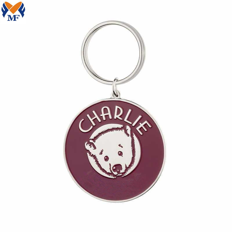 Metal Enamel Keyrings Jpg