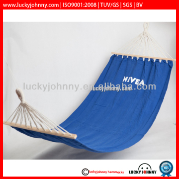 Promotional solid color fold up hammock