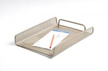 Wire Metal Punch Office Organizer Document Tray