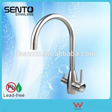 Sento K-5A stainless steel lead free 3 way kitchen mixer watermark /NSF