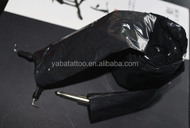 Yaba Tattoo 125pcs 5cm*80cm Black Disposable Sterile Tattoo Clip Cord Sleeves