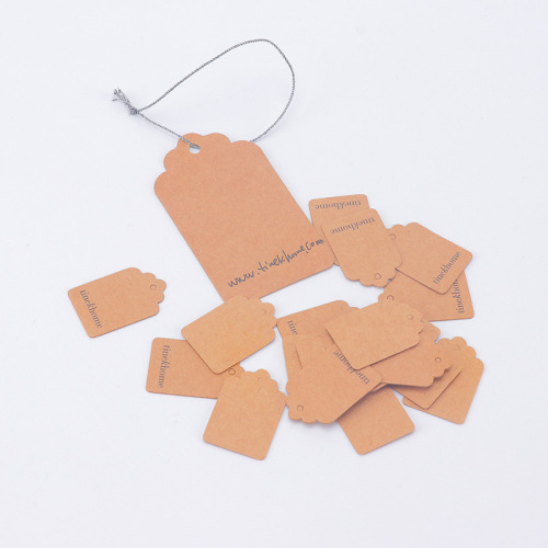 Aangepaste Kraft-tags afdrukken voor kleding