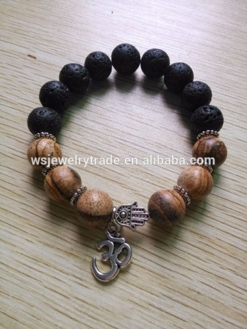 Hot Sell Jewelry Natural Stone Stretch Buddha Bracelet Men 2016