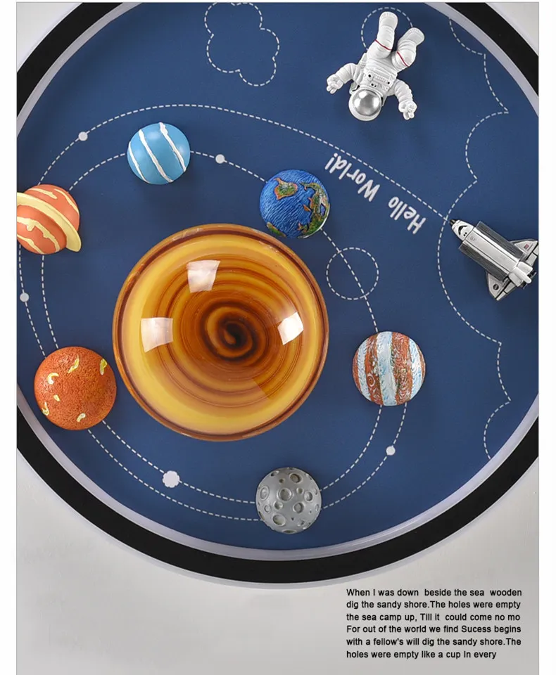 Creative Astronaut LED Ceiling Lamp for Kids′ Spaces