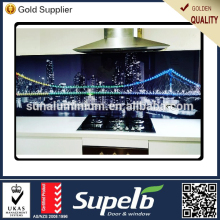 Digital printing pattern building window glass