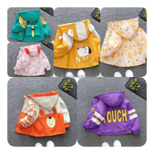 Children's Contrast Color Basketball Windbreaker Jacket