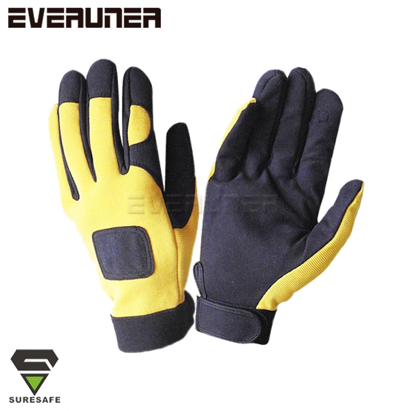 Hand Tool Gloves Synthetic Leather Palm Gloves
