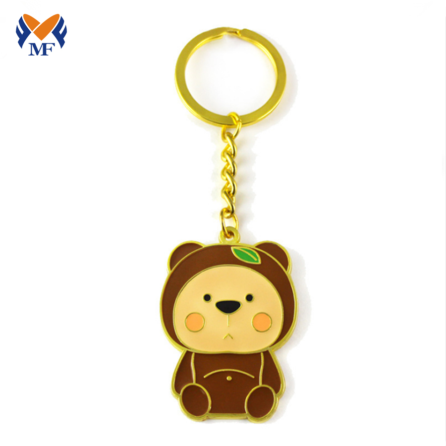 Gold Metal Keychain