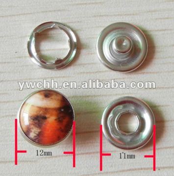Pearl five prong snap button fashion design snap button for clothes