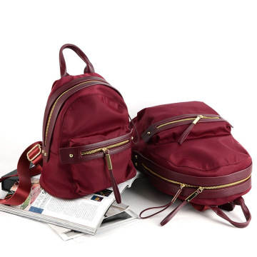 Cheap Burgundy Fashionable School Backpacks For Girls