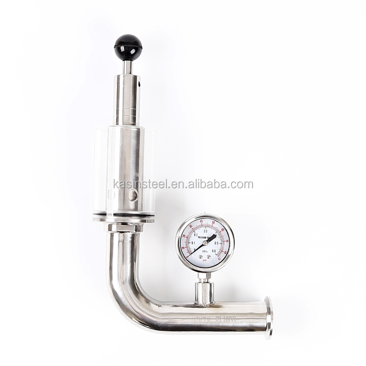 Stainless Steel 316L Sanitary Bunging Device Exhaust Valve Safety Valve