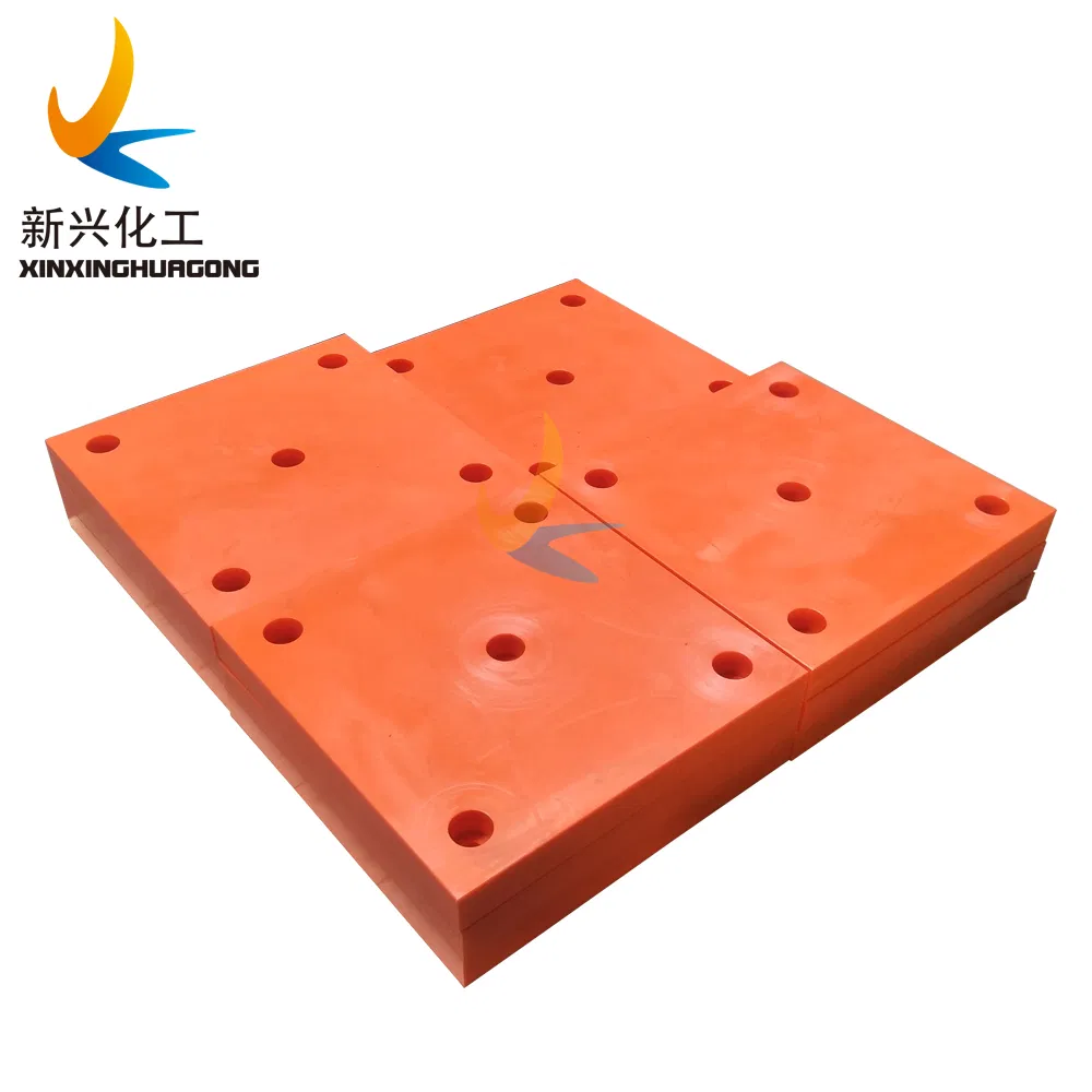 Anti-UV, Non-Rottrening, Flat Marine Fender/Impact Resistant Pads, Dock Sliding Pads