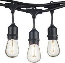 Full Color LED Festoon String Lights for Garden Parties and Weddings