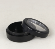 10g 20g 30g closable sifter loose powder cosmetic jar/container with clear lids