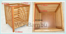 Bamboo Laundry Basket, Cloth Storage, Laundry Hamper