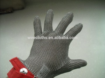 ss gloves five fingers or three fingers for butcher/ chainmail gloves