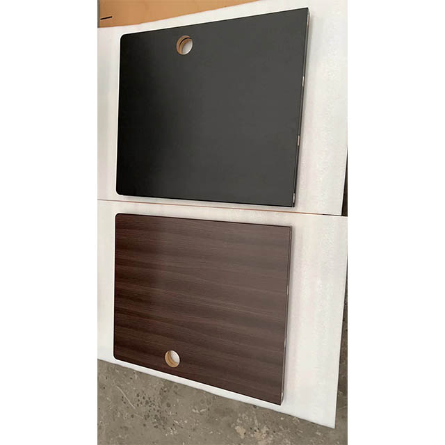 Táboa de mesa laminada MDF para un escritorio axustable de pé