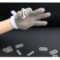 Stainless steel butcher safety ring mesh gloves