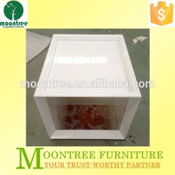 Moontree MST-1143 High Quality Unique Design Wooden White Unique Accent Tables