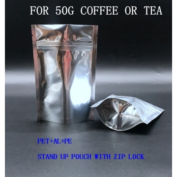 Aluminum Stand up Ziplock bags For Wholesale