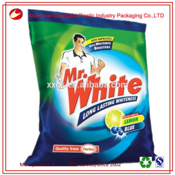 Flexible packaging plastic laundry detergent powder bag