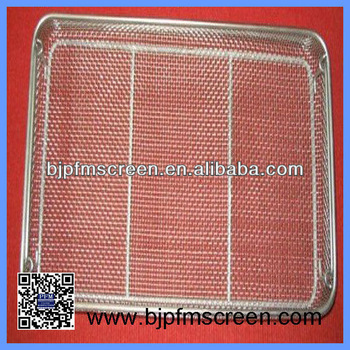 stainless steel shallow wire basket