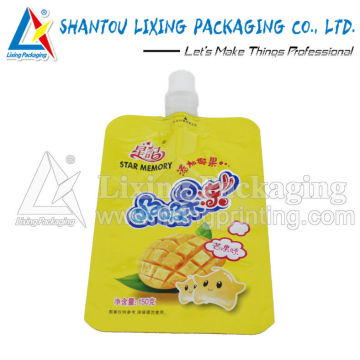 LIXING PACKAGING promotional spout pouch, promotional spout bag, promotional pouch with spout, promotional bag with spout