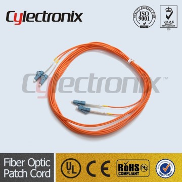 Multimode lc-lc duplex fiber optic l patch cords,lc-lc mm dx fiber patch cord