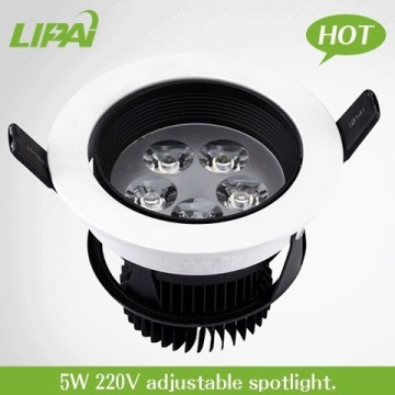 LED white dimmable ceiling light 360 degree adjustable ceiling light 5W