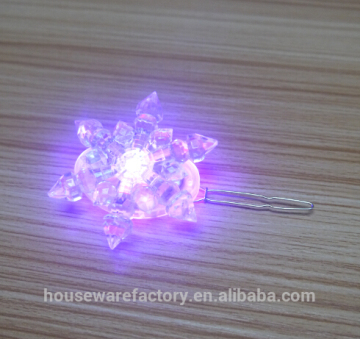 christmas tree decoration plastic decors with LED light