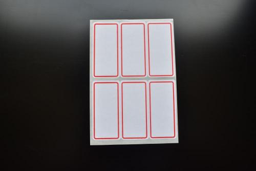 Clear Adhesive Sticker Labels